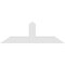Ekena Millwork Portland Architectural Grade PVC Gable Bracket, 60"W x 20"H x 4"D x 6"F, 8/12 Pitch GBP060X20X0406POR00 - alternate 3